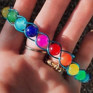 Hand Made rainbow Bracelet
